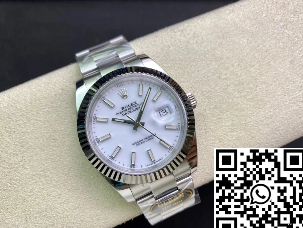 805 Dial Factory Rolex White Datejust M126334-0009 FreshLook Clean 0719